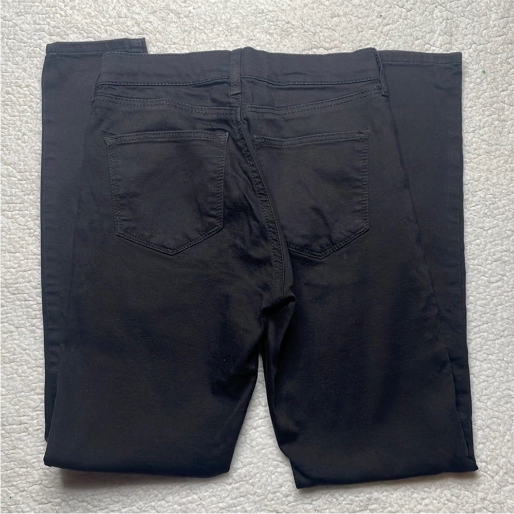Topshop Leigh jeans in black Stretchy comfy Size 26 Asos - Picture 10 of 12